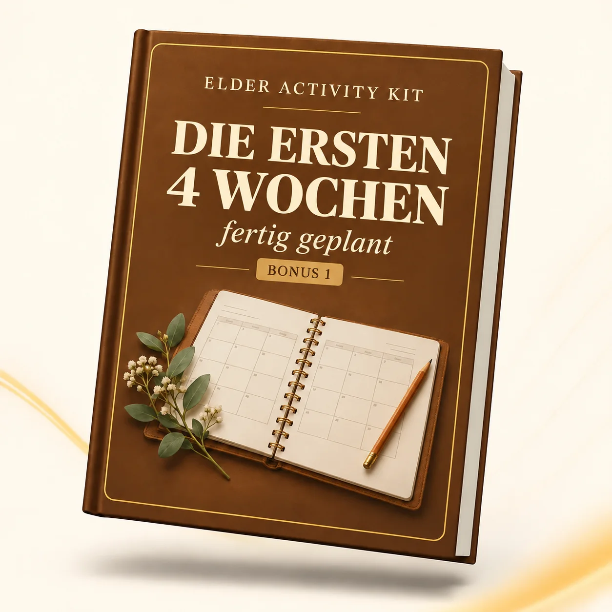 Die ersten 4 Wochen, fertig geplant – Titelbild des Bonus-Leitfadens